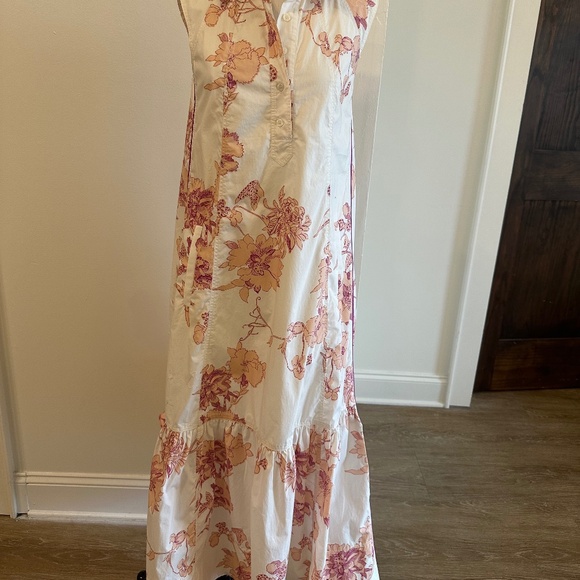 ME+EM floral print maxi dress and belt, size US 4 - Picture 1 of 3